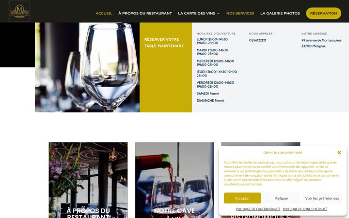 Screenshot of bistrotclosmontesquieu.fr
