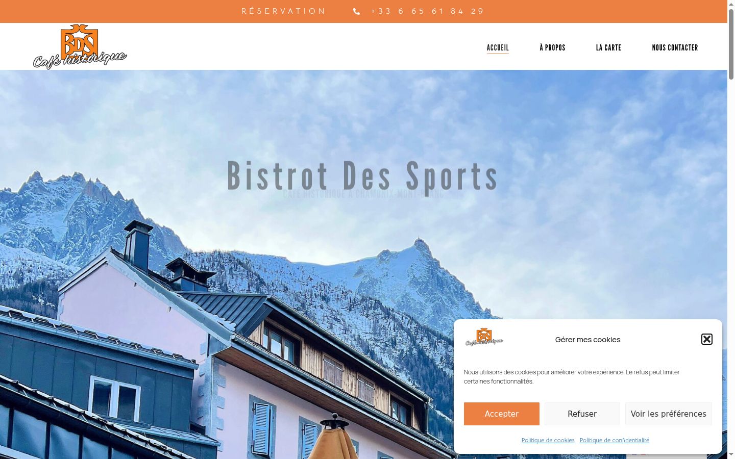 Screenshot des Einwilligungsbanners vor jeglicher Interaktion