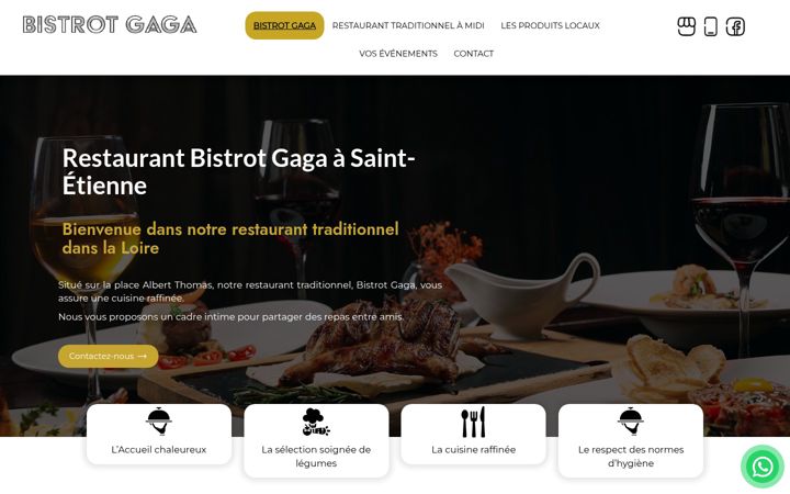 Screenshot of bistrotgaga.fr