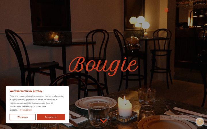 Screenshot of bistrotheque-bougie.be