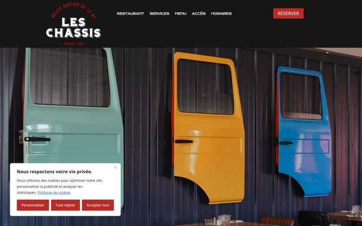 Screenshot of bistrotleschassis.fr