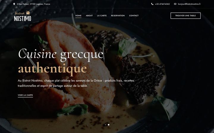 Screenshot di bistrotnostimo.fr