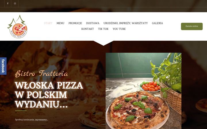 Ekrano kopija bistrotrattoria.com