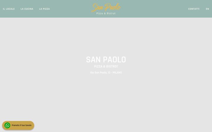 Screenshot of bistrotsanpaolo.it