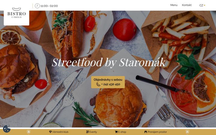 Screenshot of bistrouprince.com