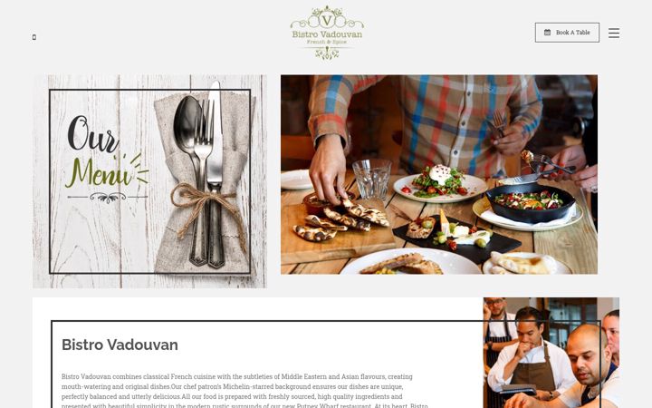 Screenshot of bistrovadouvan.co.uk