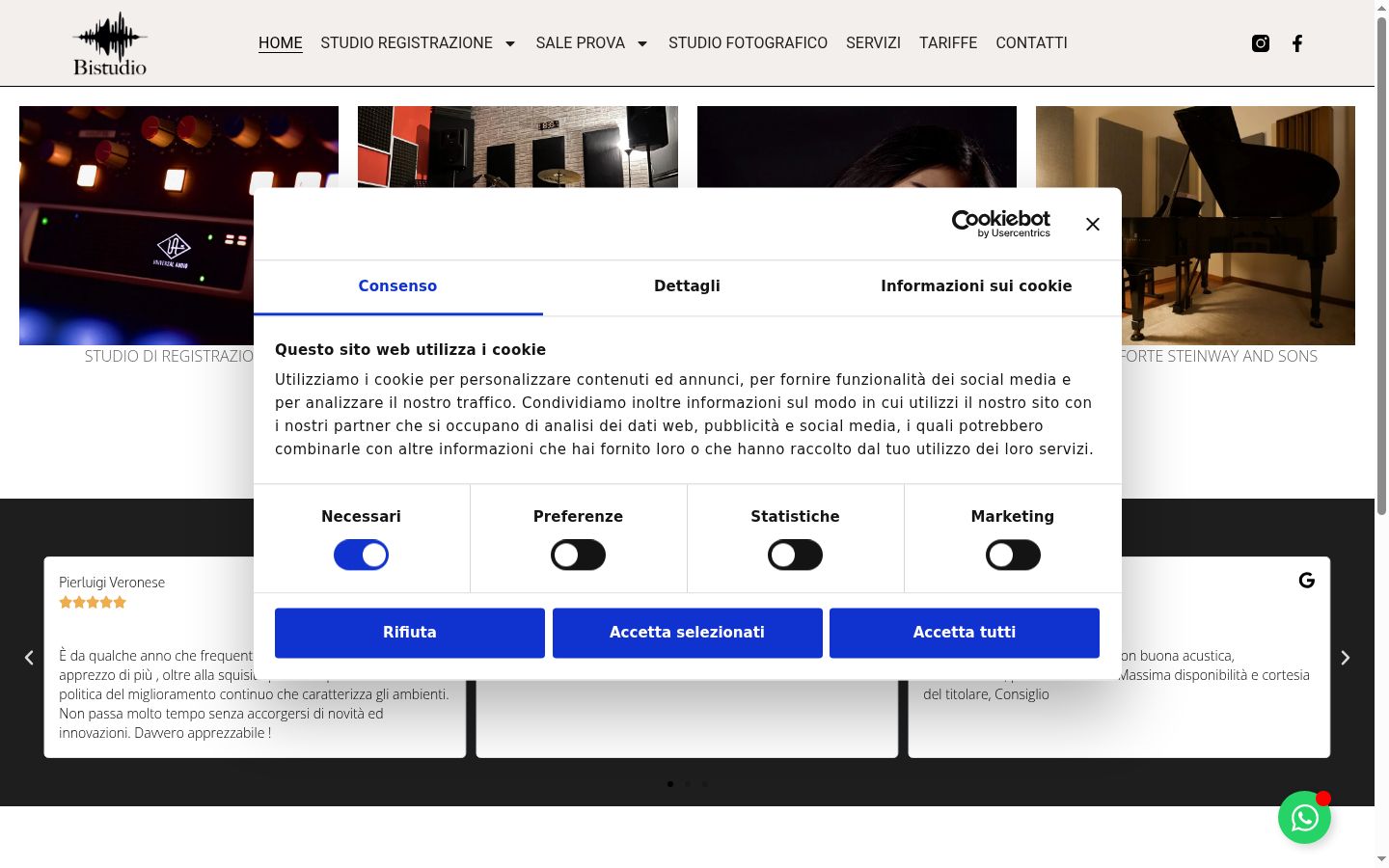Capture d'écran de la bannière de consentement affichée avant toute interaction