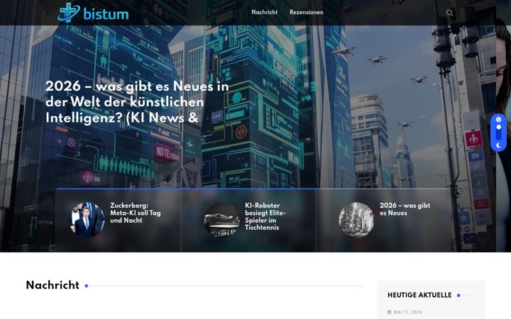 Screenshot of bistum.net