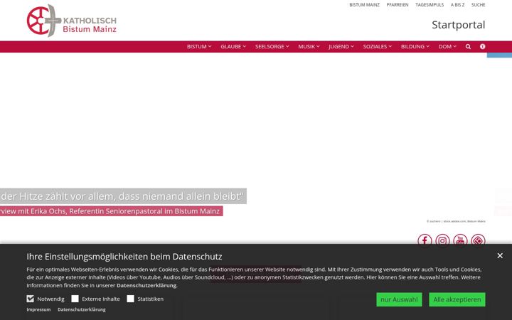 Screenshot of bistummainz.de
