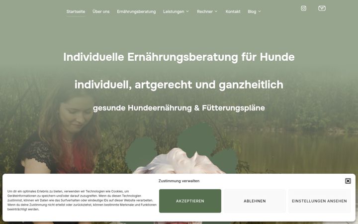 Screenshot of bisueberbeidepfoten.de