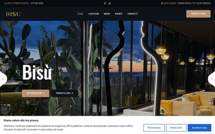 Screenshot of bisugenova.it