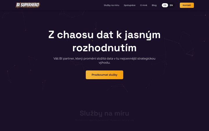 Screenshot of bisuperhero.cz
