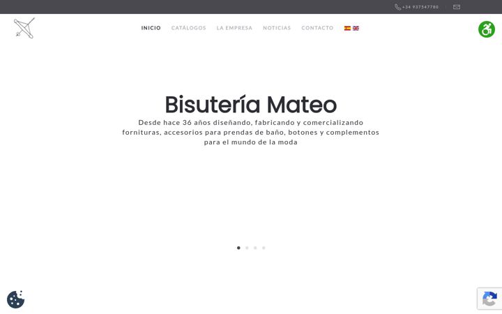 Screenshot of bisuteriamateo.com