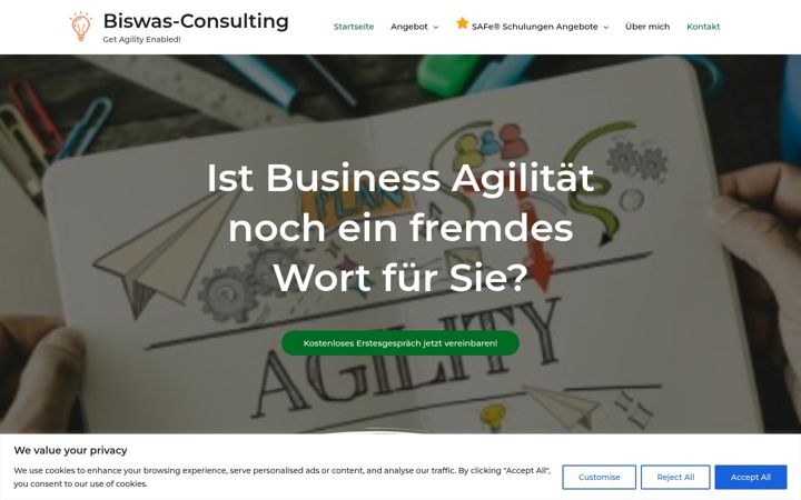 Képernyőkép: biswas-consulting.org