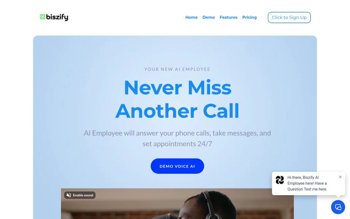 Screenshot of biszify.com