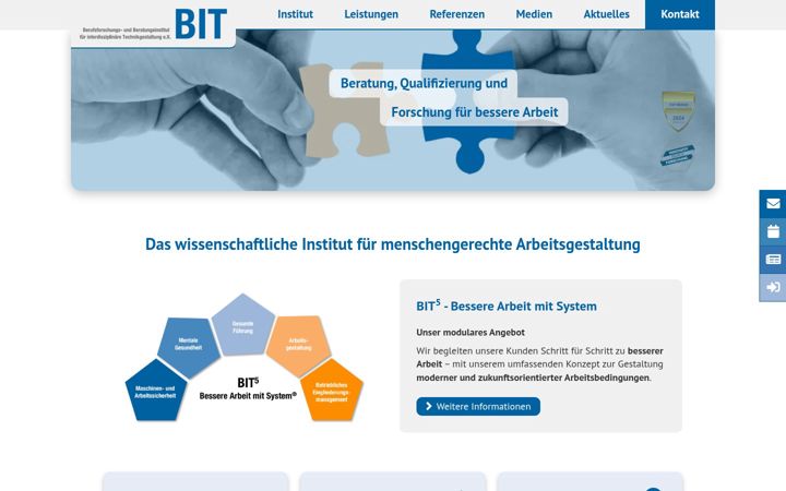 Screenshot of bit-bochum.de