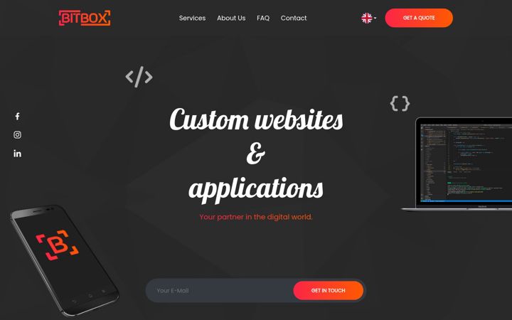 Captura de ecrã de bit-box.co
