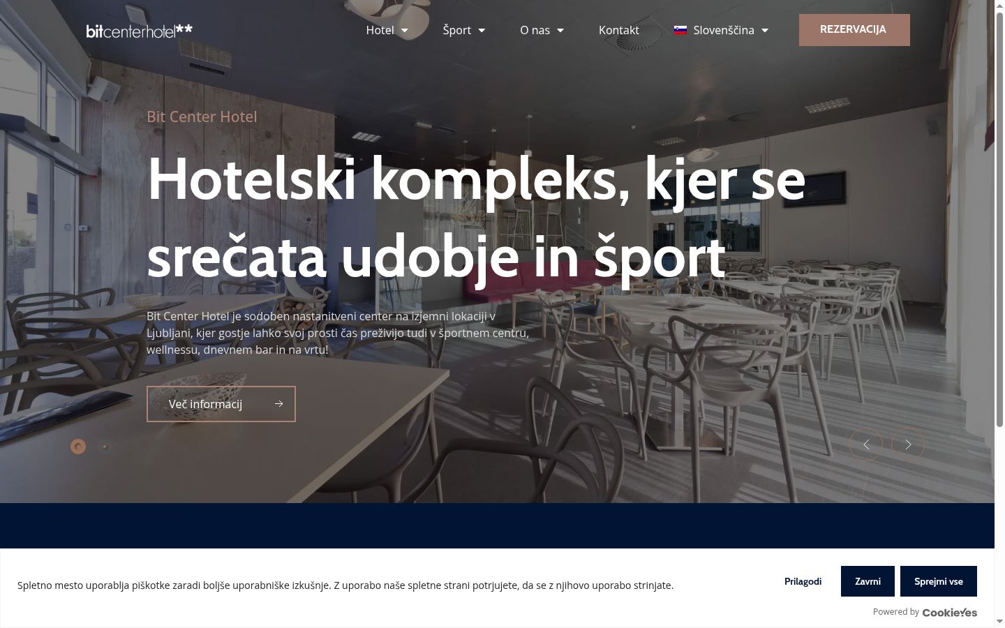 Snímka obrazovky banera súhlasu zobrazeného pred akoukoľvek interakciou
