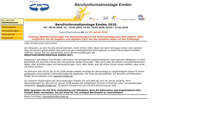 Screenshot of bit-emden.de