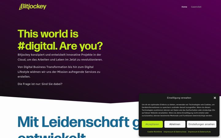Screenshot of bit-jockey.com