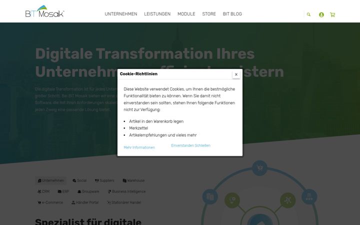 Screenshot of bit-mosaik.de