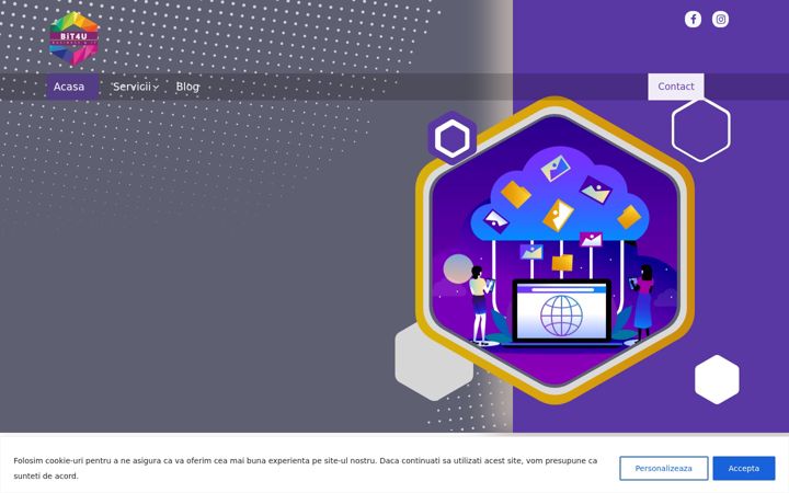 Screenshot of bit4u.ro