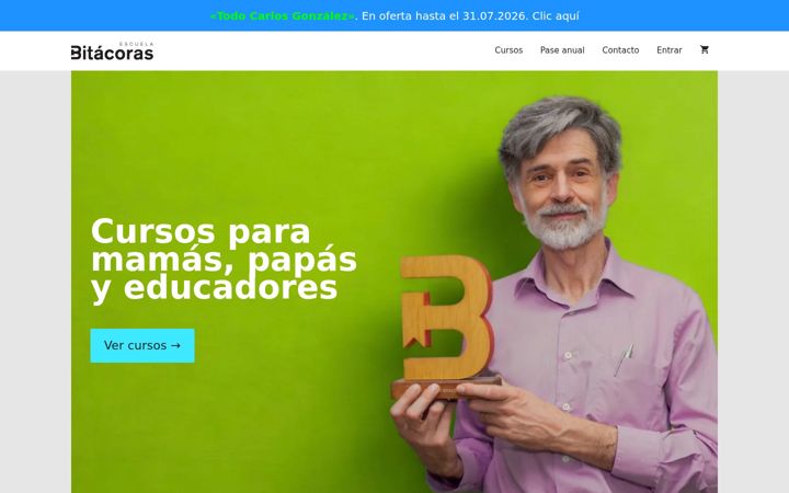 Screenshot of bitacoras.com