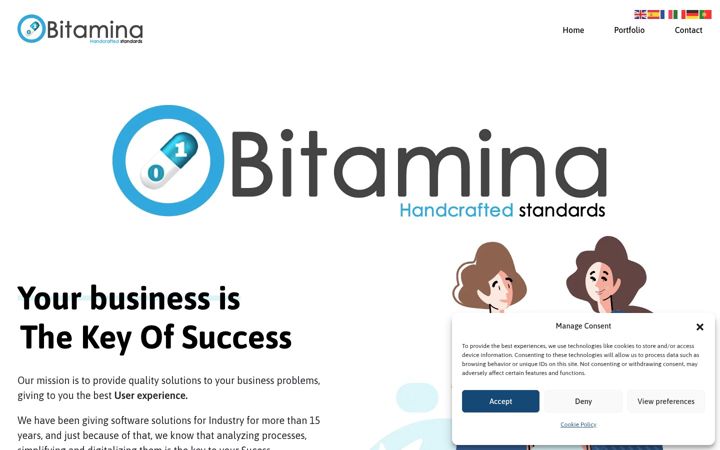 Captura de ecrã de bitaminaeu.com