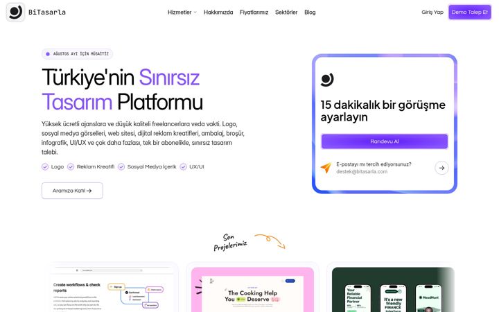 Screenshot of bitasarla.com