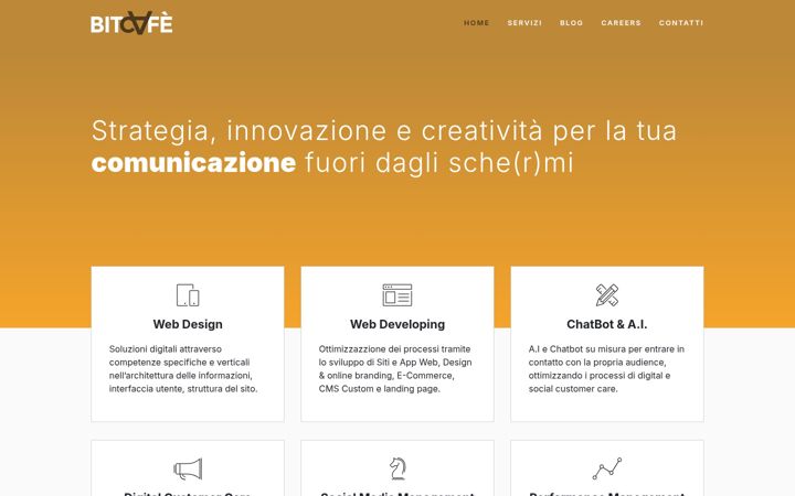 Screenshot of bitcafe.it