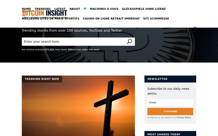 Screenshot of bitcoin-insight.com