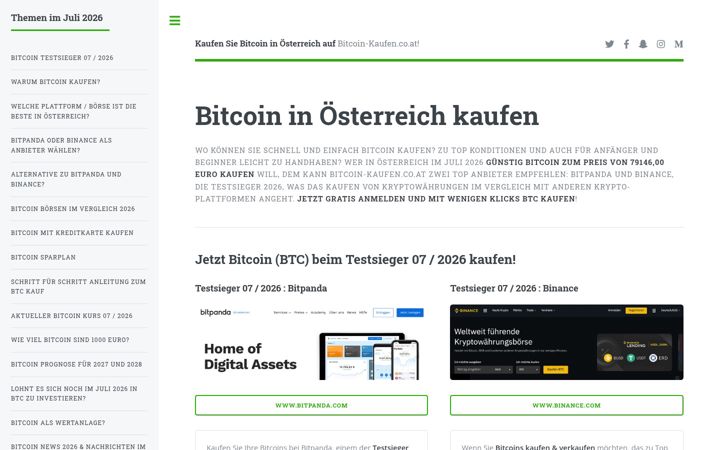 Screenshot of bitcoin-kaufen.co.at