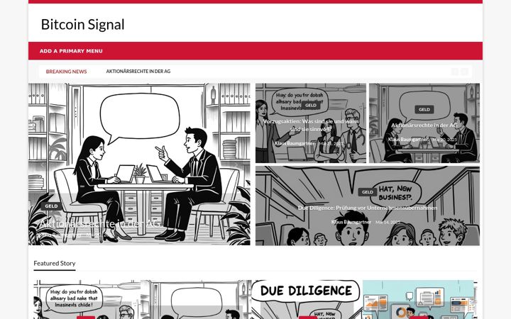 Skjámynd af bitcoin-signal.de