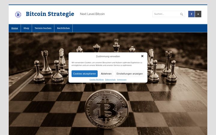 Screenshot of bitcoin-strategie.com