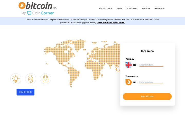 Screenshot of bitcoin.co.uk