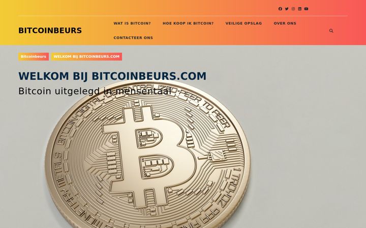 Screenshot of bitcoinbeurs.com