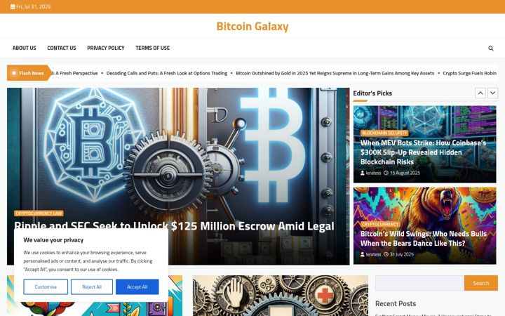 Screenshot of bitcoingalaxy.org