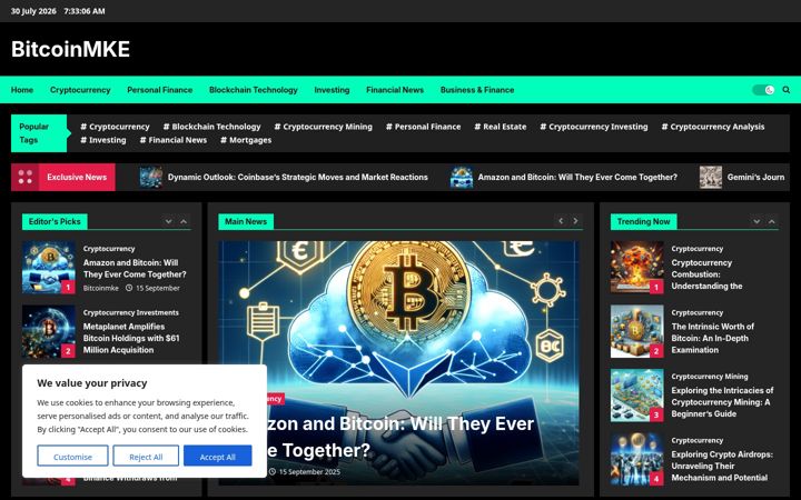 Screenshot of bitcoinmke.org