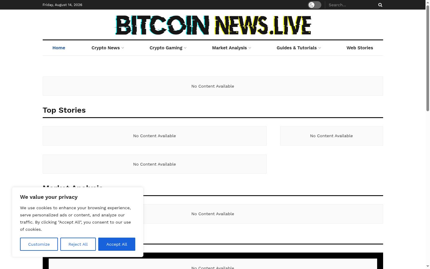 Screenshot tal-banner tal-kunsens muri qabel kwalunkwe interazzjoni