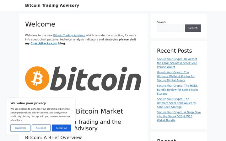 Screenshot of bitcointradingadvisory.com