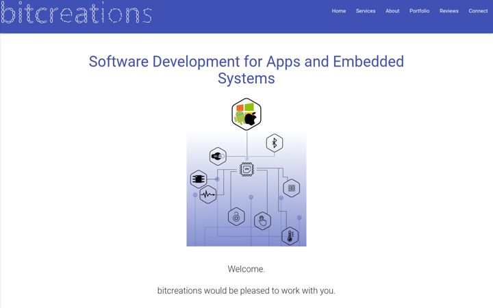 Screenshot of bitcreations.co.uk