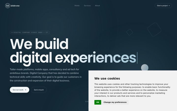 Screenshot of bitdrome.com