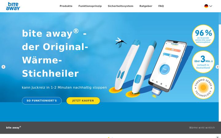 Zrzut ekranu bite-away.com