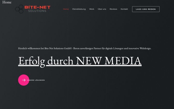 Screenshot of bite-net.ch