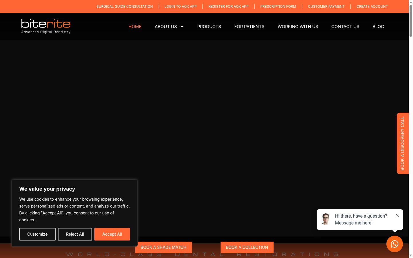 Screenshot des Einwilligungsbanners vor jeglicher Interaktion