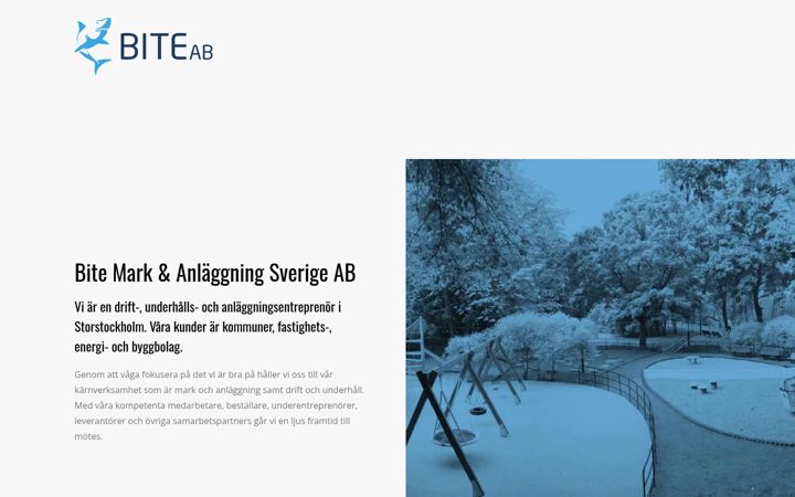 Screenshot of biteab.se