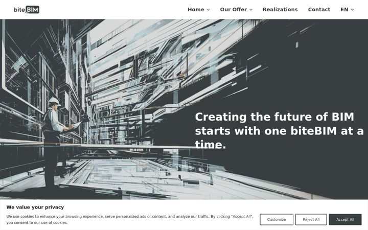 Screenshot von bitebim.com
