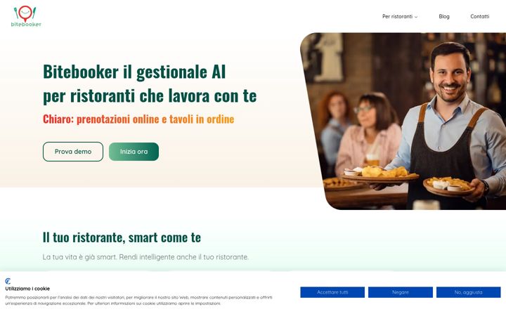Screenshot of bitebooker.it