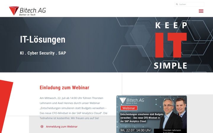 Screenshot of bitech.ag