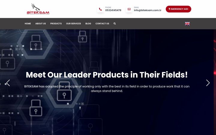 Screenshot of biteksam.com.tr